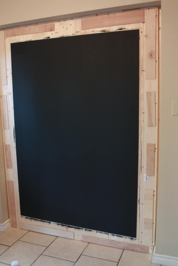 DIY Framed Chalkboard Wall - Build It Craft It Love It