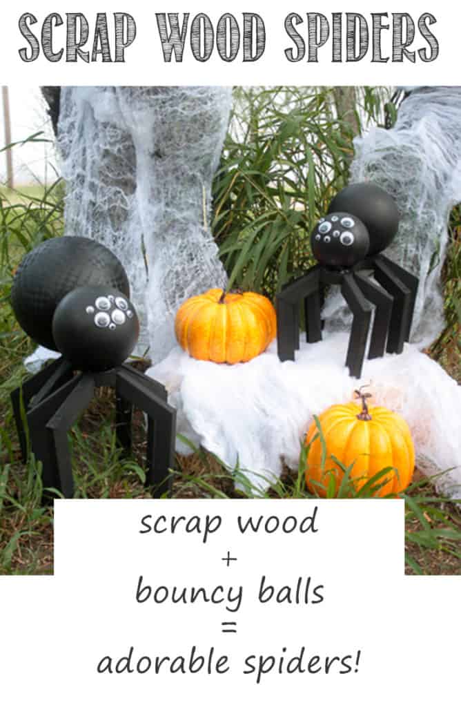 Pinterest Scrap Wood Spiders